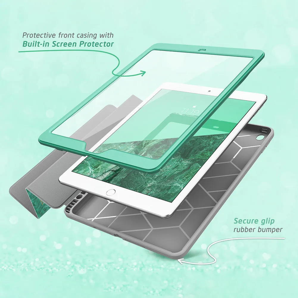 iPad 9.7 inch (2017 & 2018) Cosmo Case-Marble Green