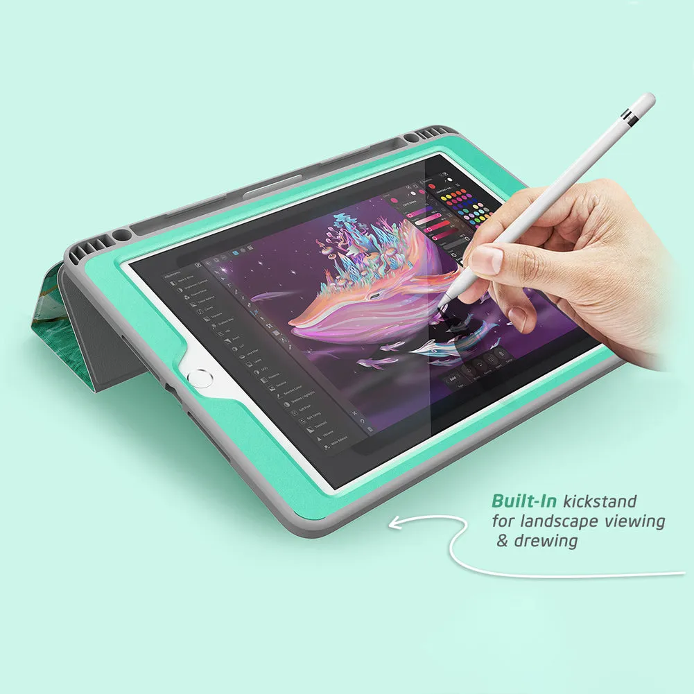 iPad 9.7 inch (2017 & 2018) Cosmo Case-Marble Green