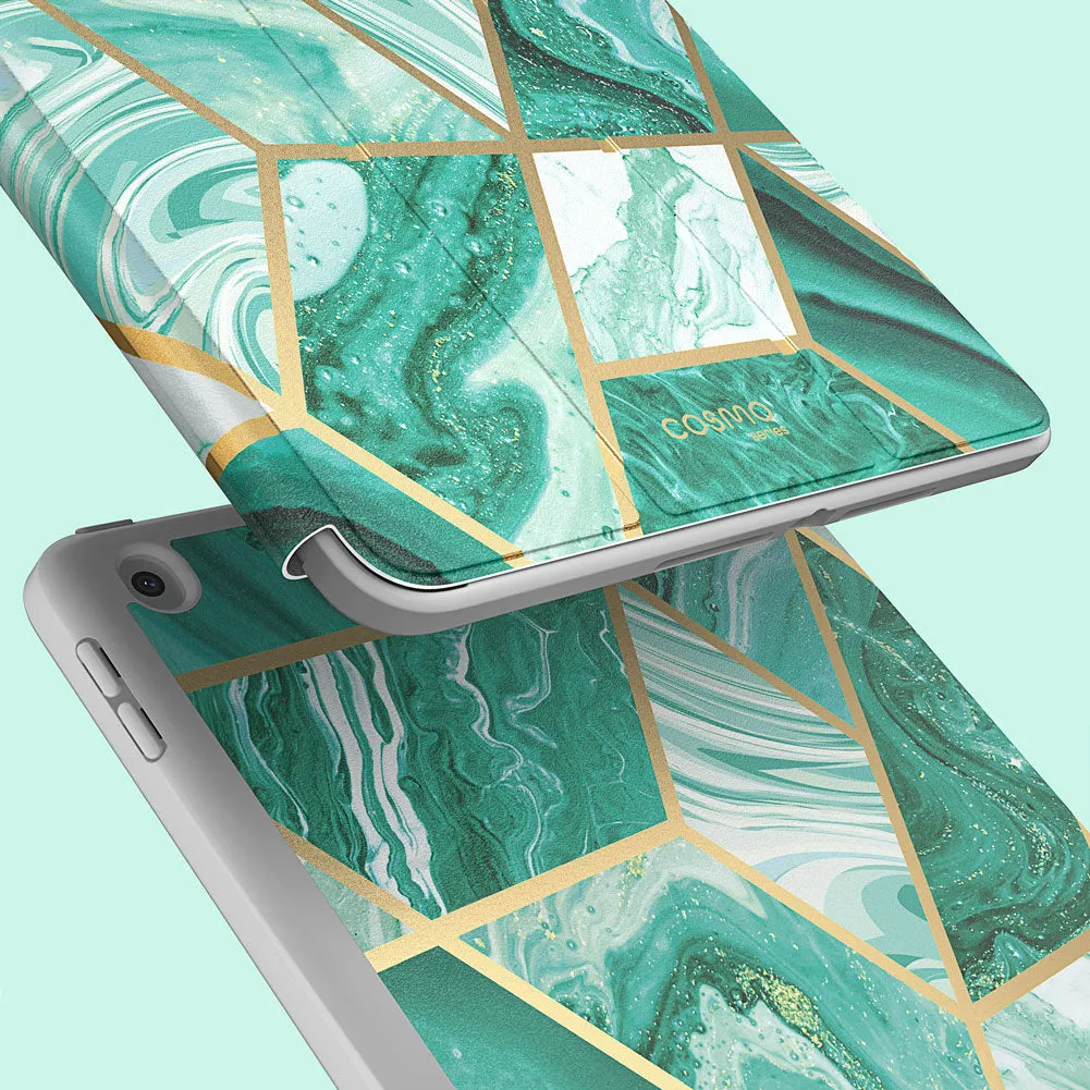 iPad 9.7 inch (2017 & 2018) Cosmo Case-Marble Green