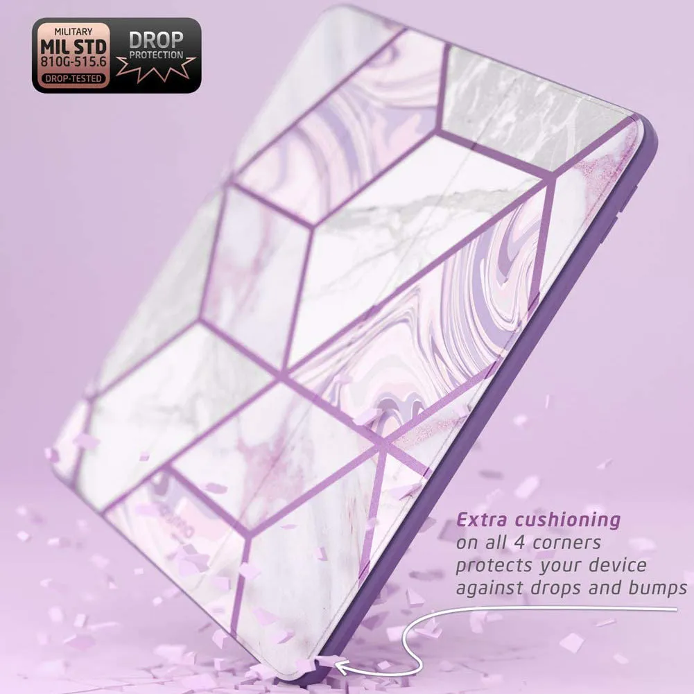 iPad 9.7 inch (2017 & 2018) Cosmo Case-Marble Purple