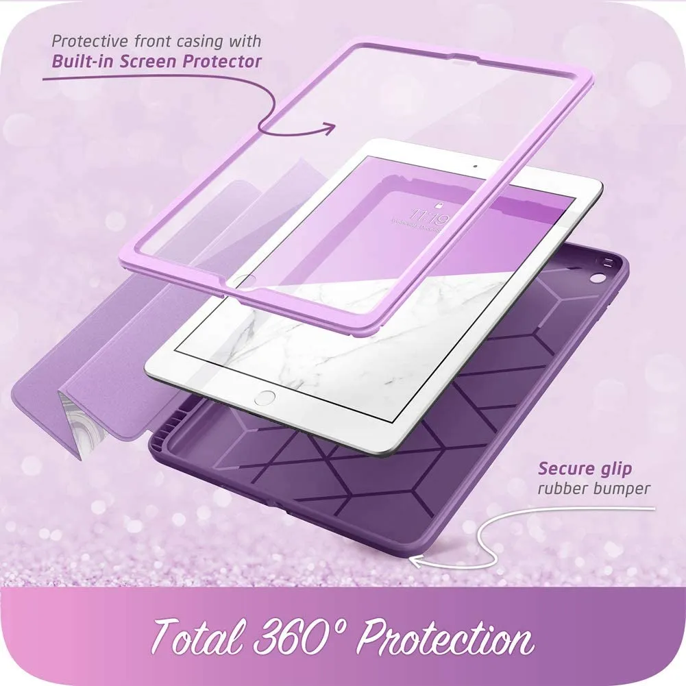 iPad 9.7 inch (2017 & 2018) Cosmo Case-Marble Purple