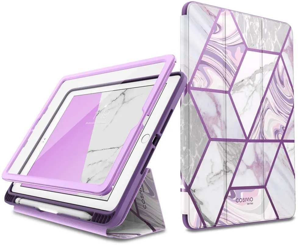 iPad 9.7 inch (2017 & 2018) Cosmo Case(open box)-Marble Purple