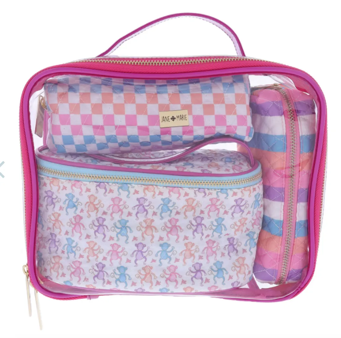 Jane Marie Clear Toiletry Bag