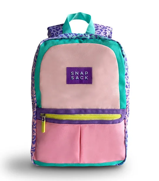 Kids Backpack Leopard Pastel