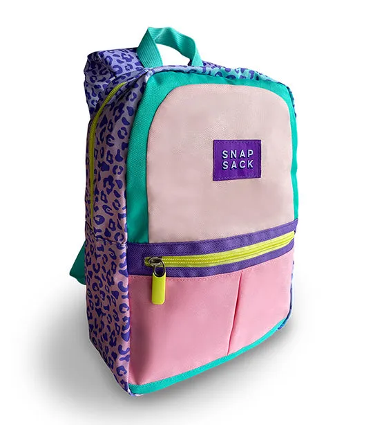 Kids Backpack Leopard Pastel