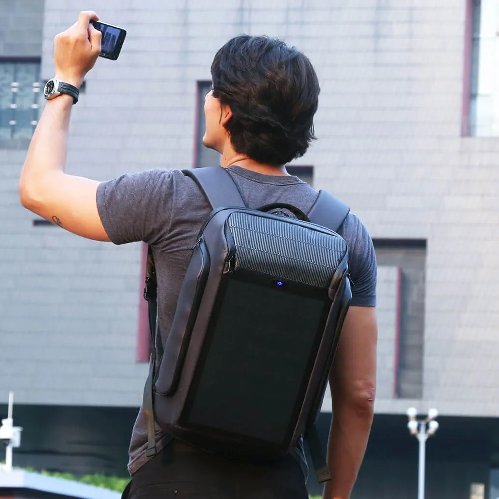 Kingsons 19L Solar USB Charging Beam Backpack - KS9386