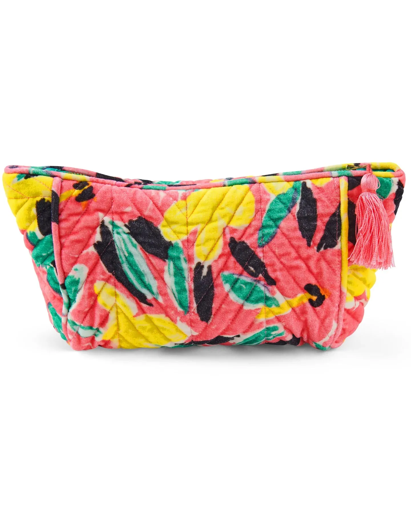 Kip & Co x Ken Done Pinky Dreaming Velvet Toiletry Bag