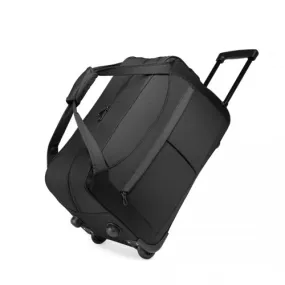 Kono Foldable Large Capacity Trolley Travel Bag - Black | Lightweight & Durable - EQ2235