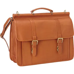 Le Donne Leather Classic Dowel Rod Laptop Briefcase