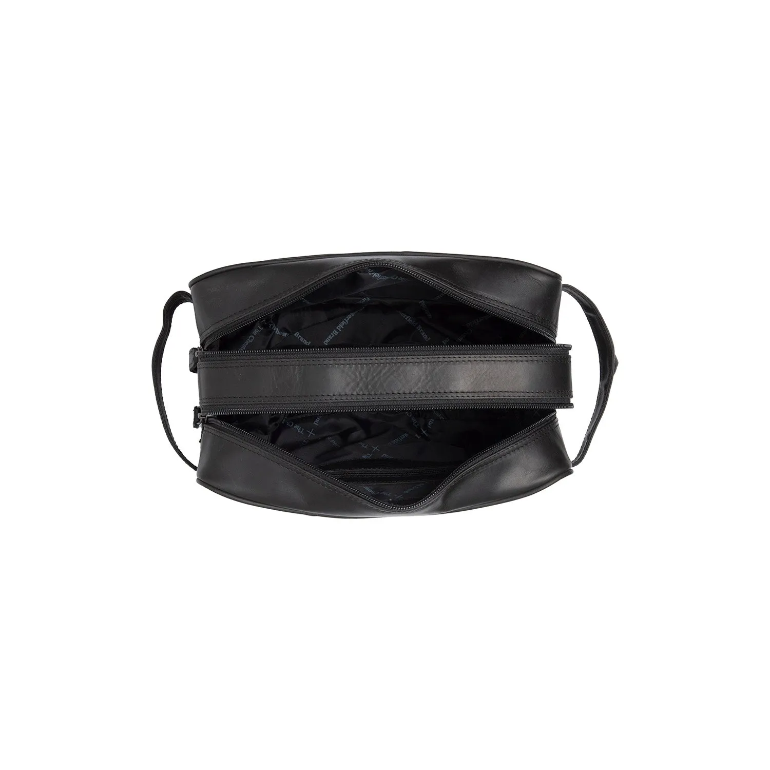 Leather Toiletry Bag Black Stacey