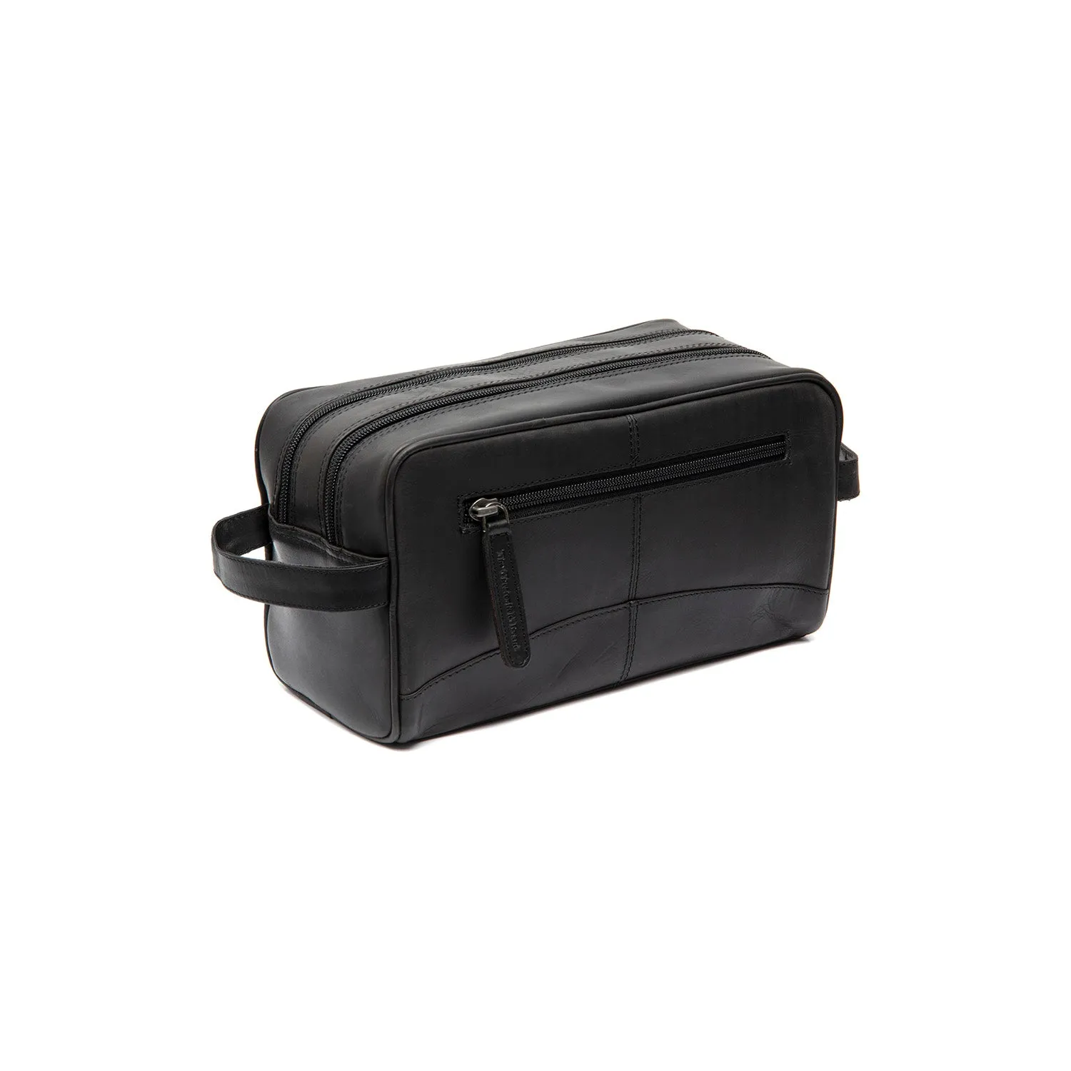 Leather Toiletry Bag Black Stacey