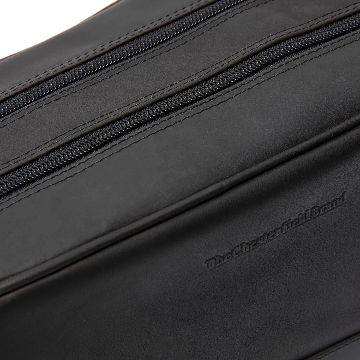 Leather Toiletry Bag Black Stacey