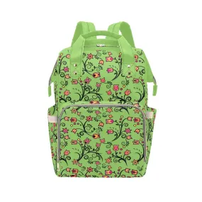 LightGreen Yellow Star Multi-Function Diaper Backpack/Diaper Bag