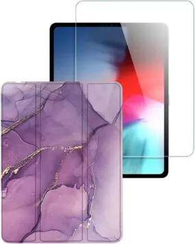 Marble Series Folio Case with Screen Protector - iPad Pro 12.9" (4th, 5th, and 6th Generation)