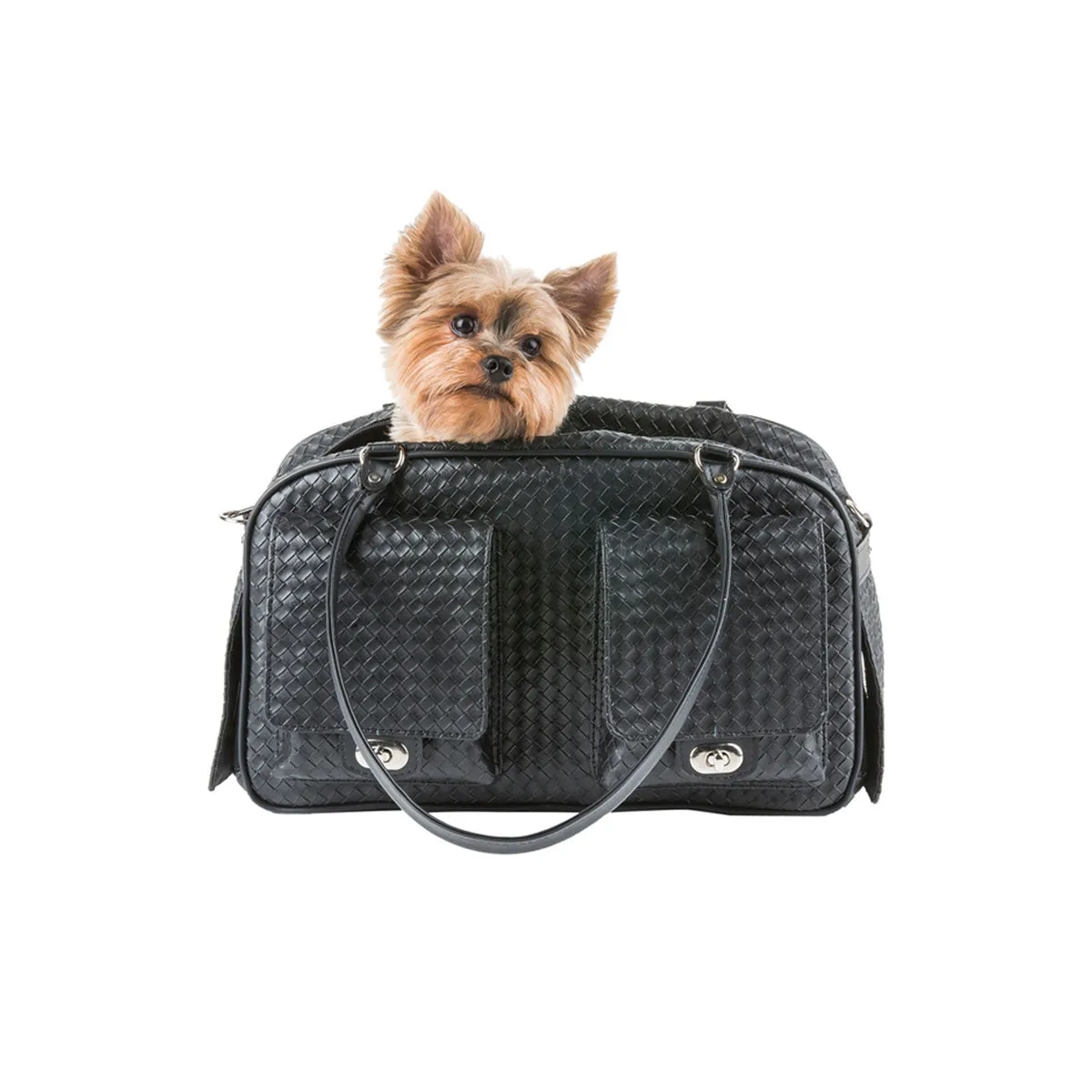 Marlee Pet Carrier - Black Woven