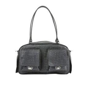 Marlee Pet Carrier - Black Woven