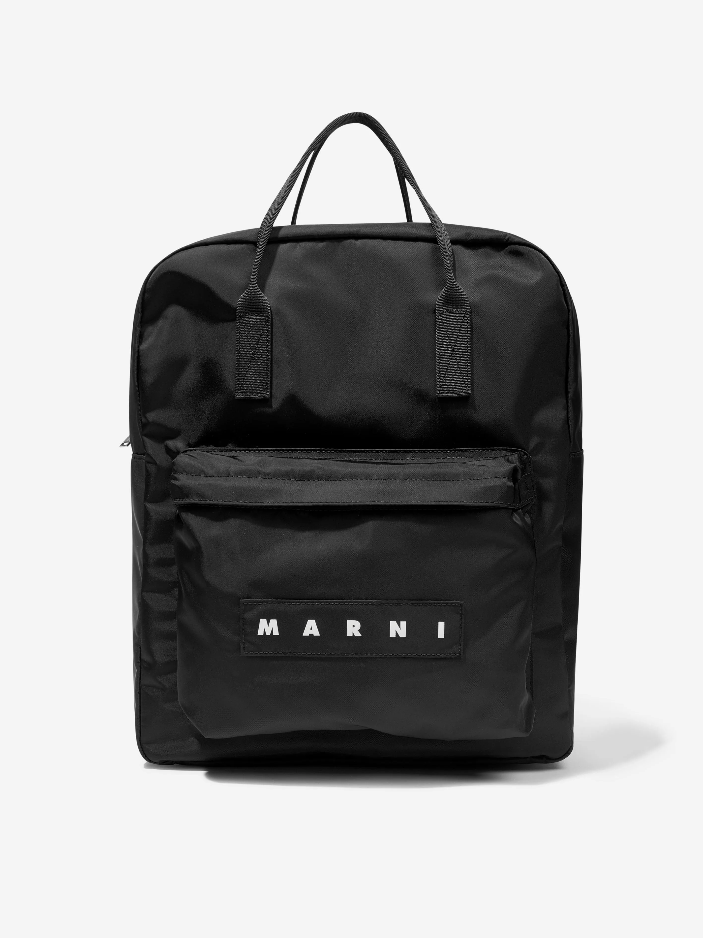 MARNI Kids Logo Backpack in Black (40cm)