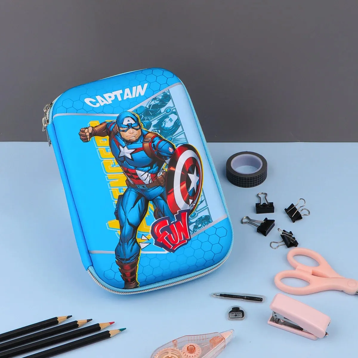 MARVEL Series 3D Pencil Case GEOMETRY Pouch