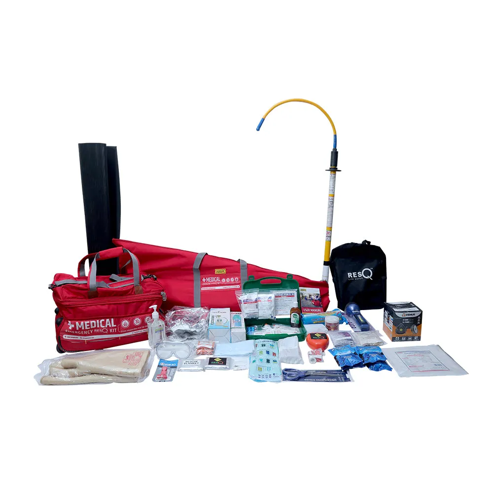 MEDICAL EMERGENCY RESQ KIT | shock resistant capacity of 33kv