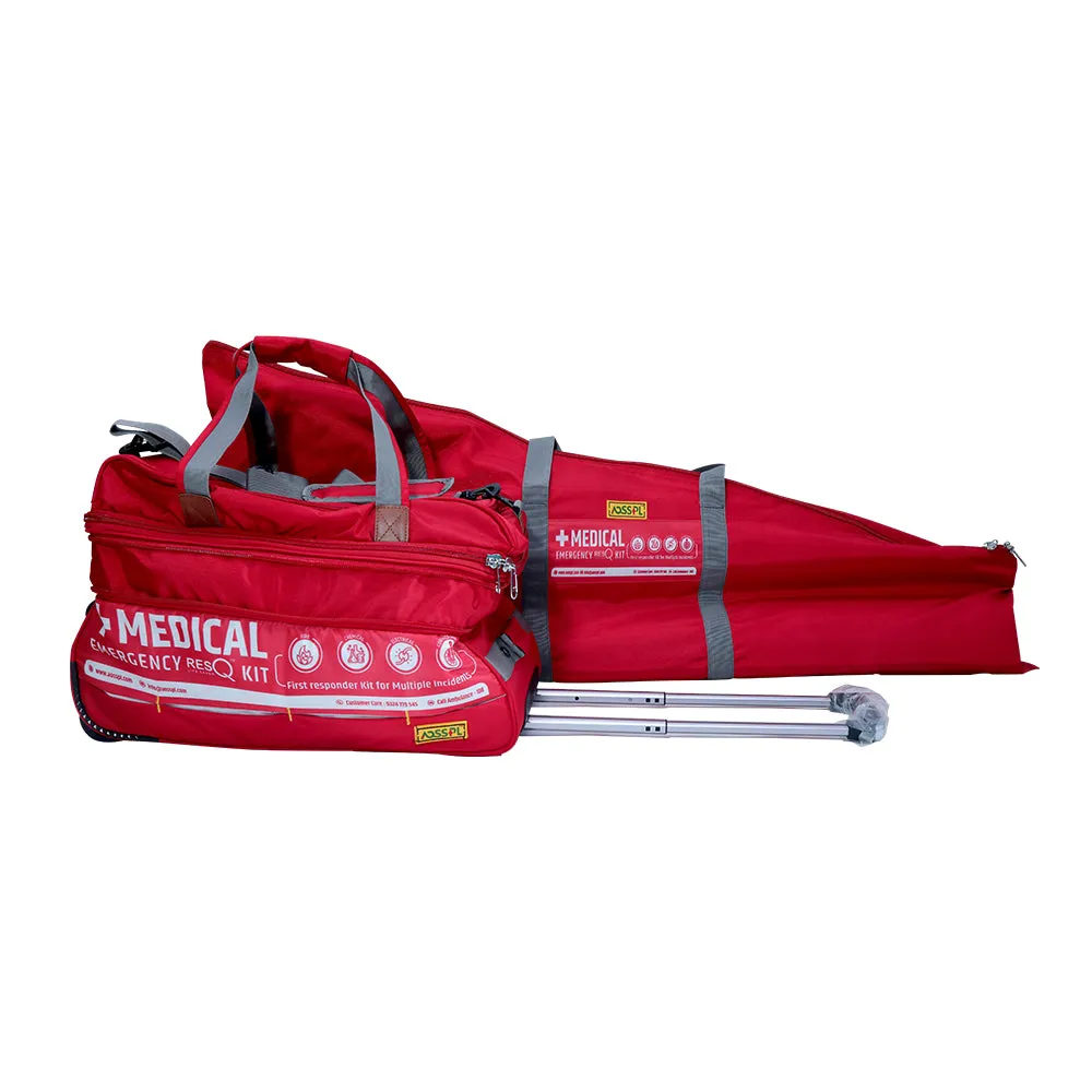 MEDICAL EMERGENCY RESQ KIT | shock resistant capacity of 33kv