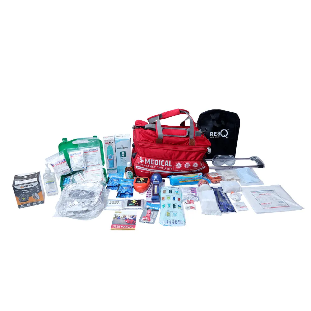 MEDICAL EMERGENCY RESQ KIT | shock resistant capacity of 33kv