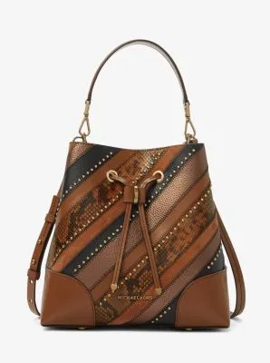 Mercer Gallery Medium Patchwork Embossed Leather Shoulder Bag