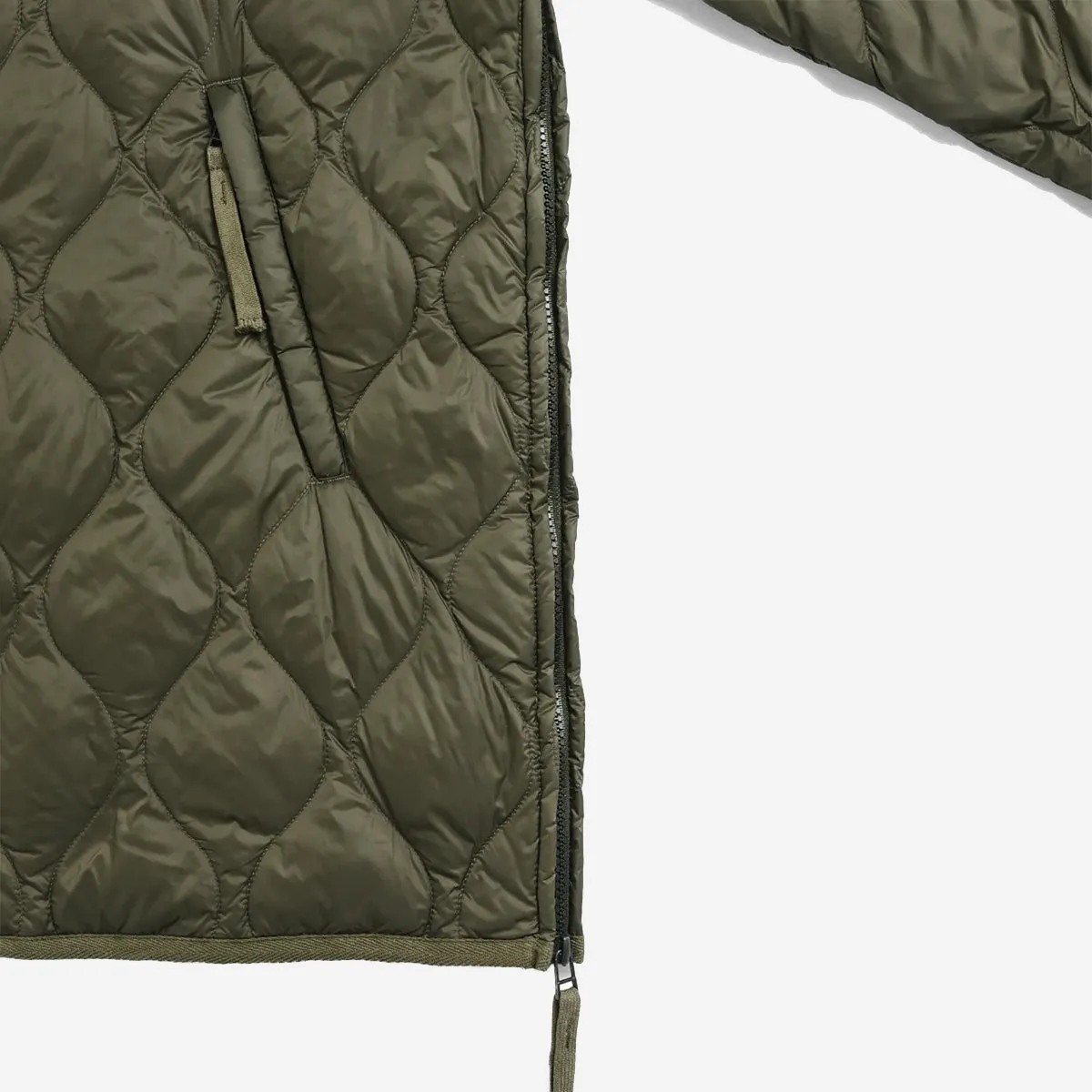 Military M65 Liner Zip Soft Shell Down Jacket - Olive