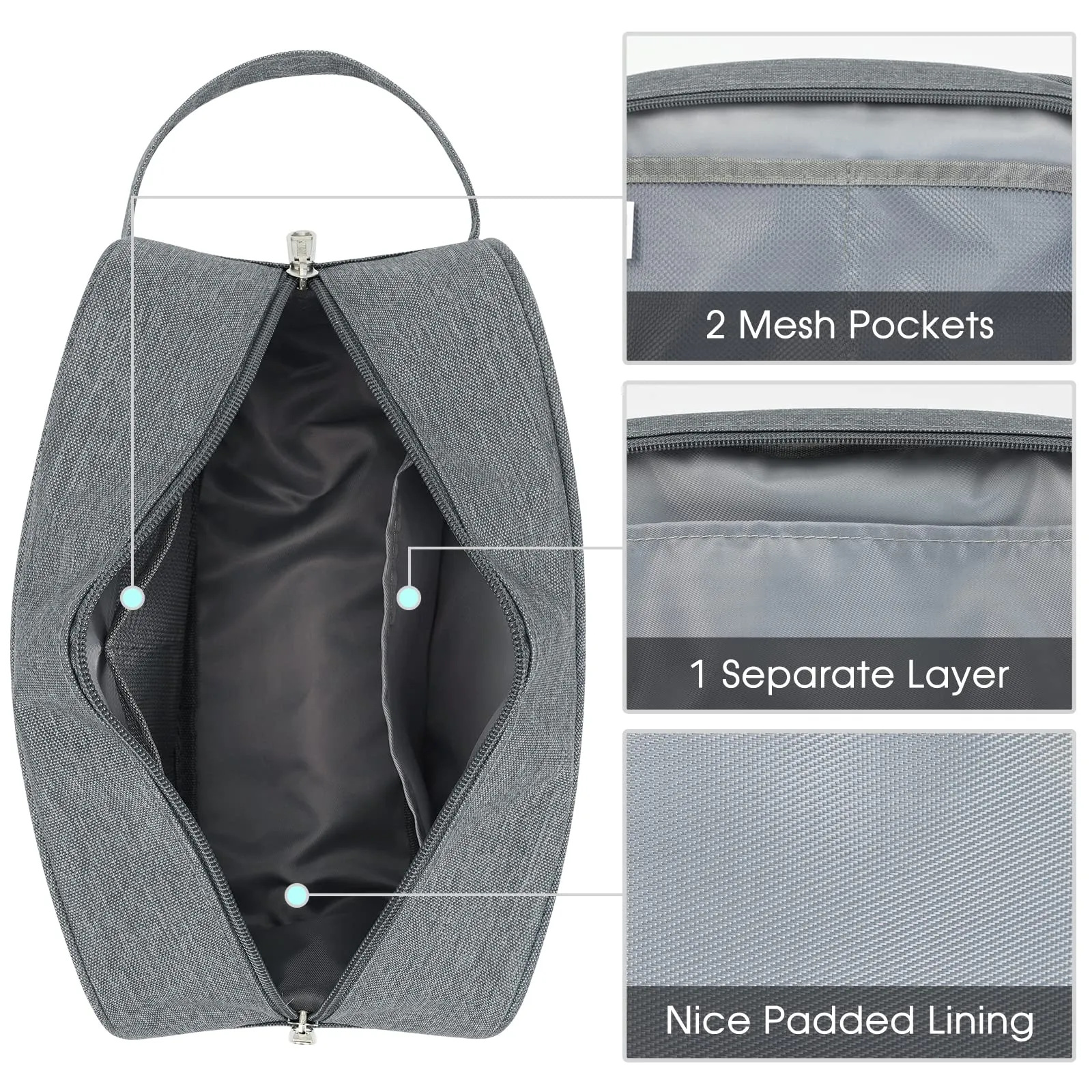 NARWEY Toiletry Bag Dopp Kit (NW5158)