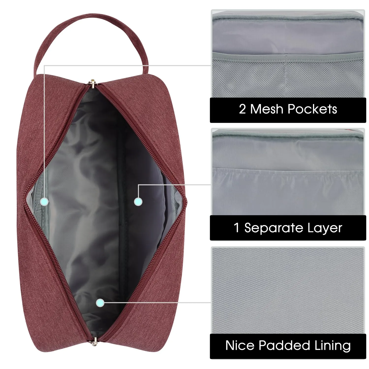 NARWEY Toiletry Bag Dopp Kit (NW5158)