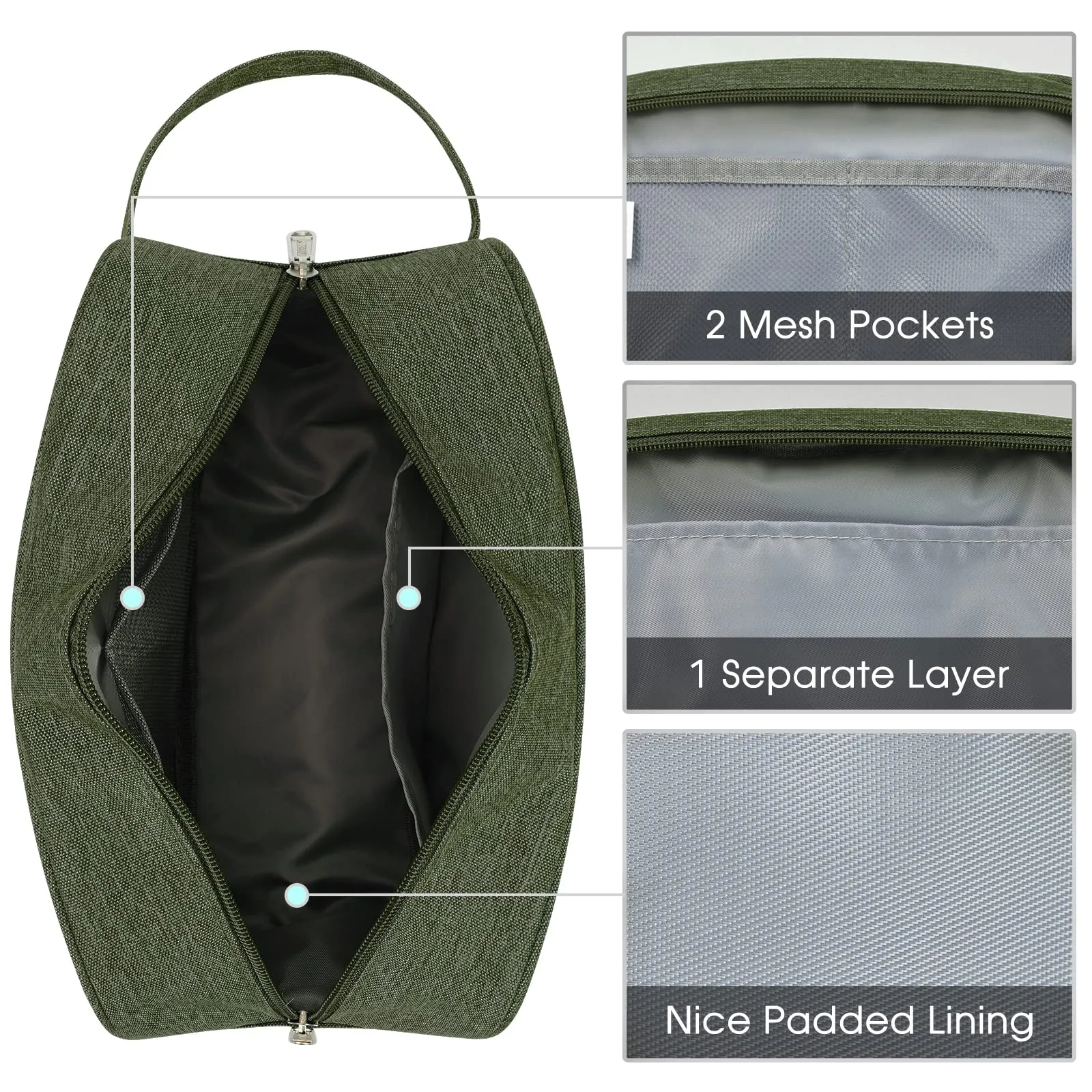 NARWEY Toiletry Bag Dopp Kit (NW5158)