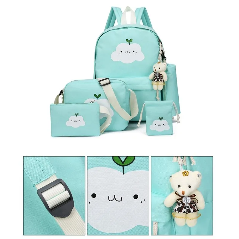 New Fashion Nylon Backpack Schoolbags