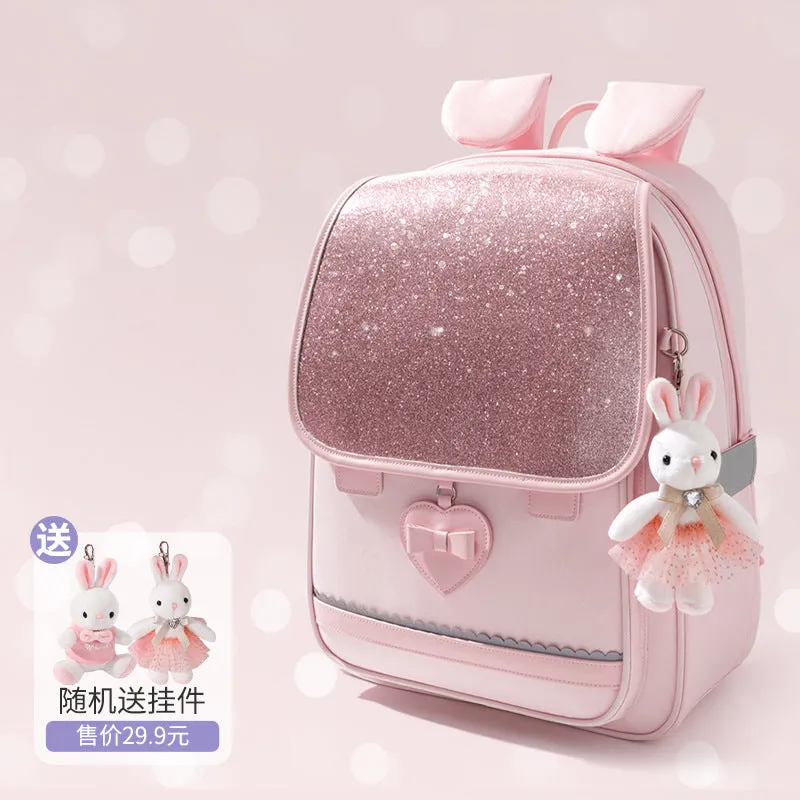 New Primary School Student Women's Schoolbag First, Second, Third and Fourth Grade Shoulder Spine Protection Children Backpack Wholesale Delivery