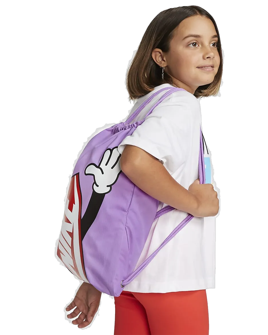 Nike Kids' Graphic Drawstring Bag Backpack - Fuchsia / Red