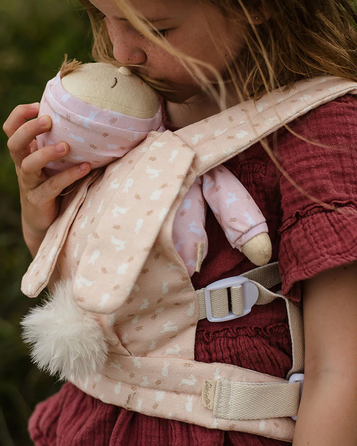 Olli Ella Dinkum Dolls Cottontail Carrier - Lapin