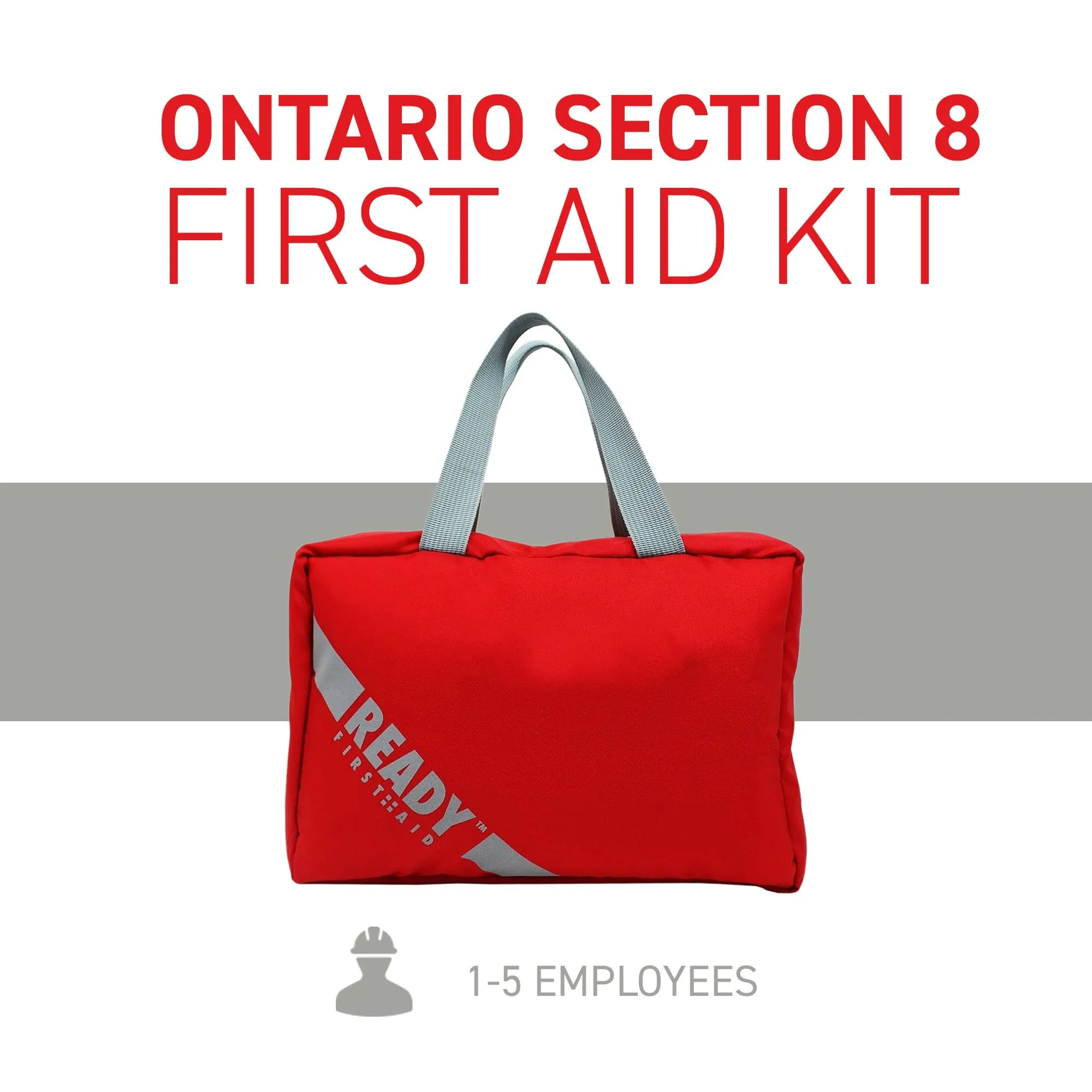 Ontario Section 8 First Aid Kit (1-5 Employees) with First Aid Bag