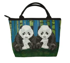 Panda Cubs Kitten Purse - Empyrean Counterparts