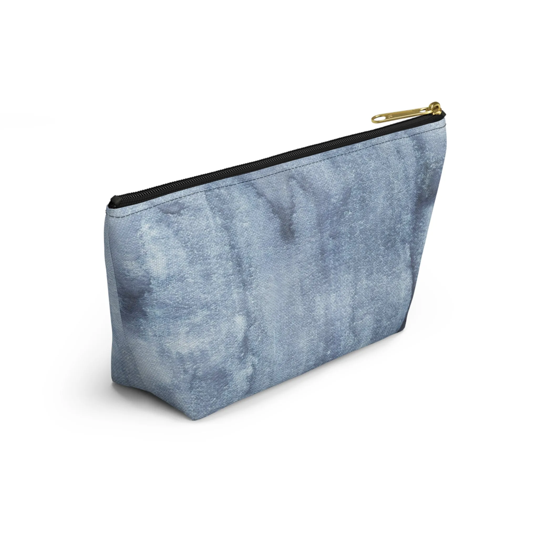 Personalized Denim Watercolor Pencil Pouch