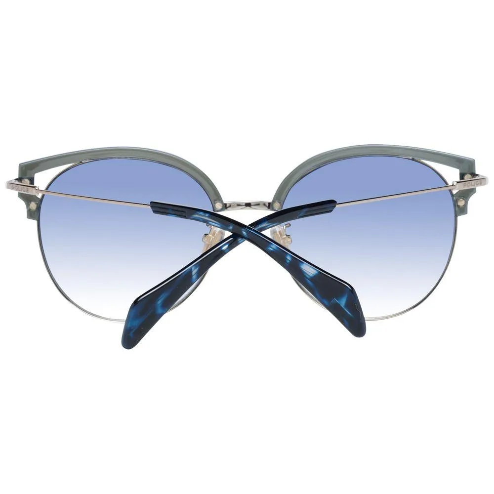 Police Chic Blue Gradient Butterfly Sunglasses