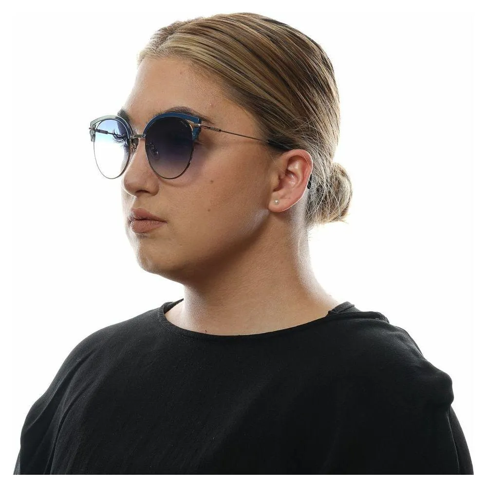 Police Chic Blue Gradient Butterfly Sunglasses