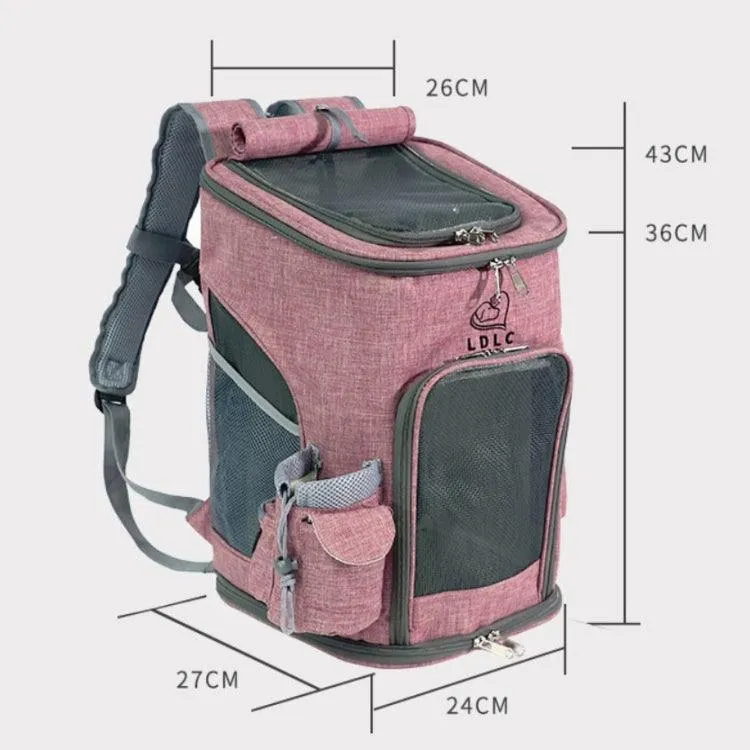 Portable Breathable Pet Backpack for On-the-Go Adventures