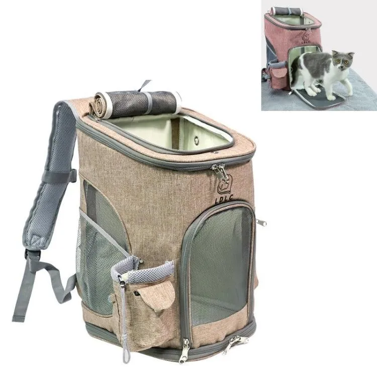 Portable Breathable Pet Backpack for On-the-Go Adventures