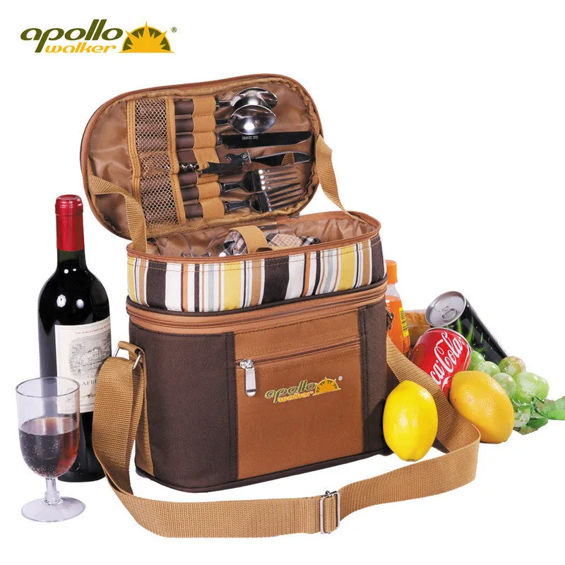 Portable Two People Tableware And Food Refrigeration Bag