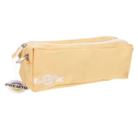 Premto - Pencil Case - 3 Pocket - Pastel - Papaya