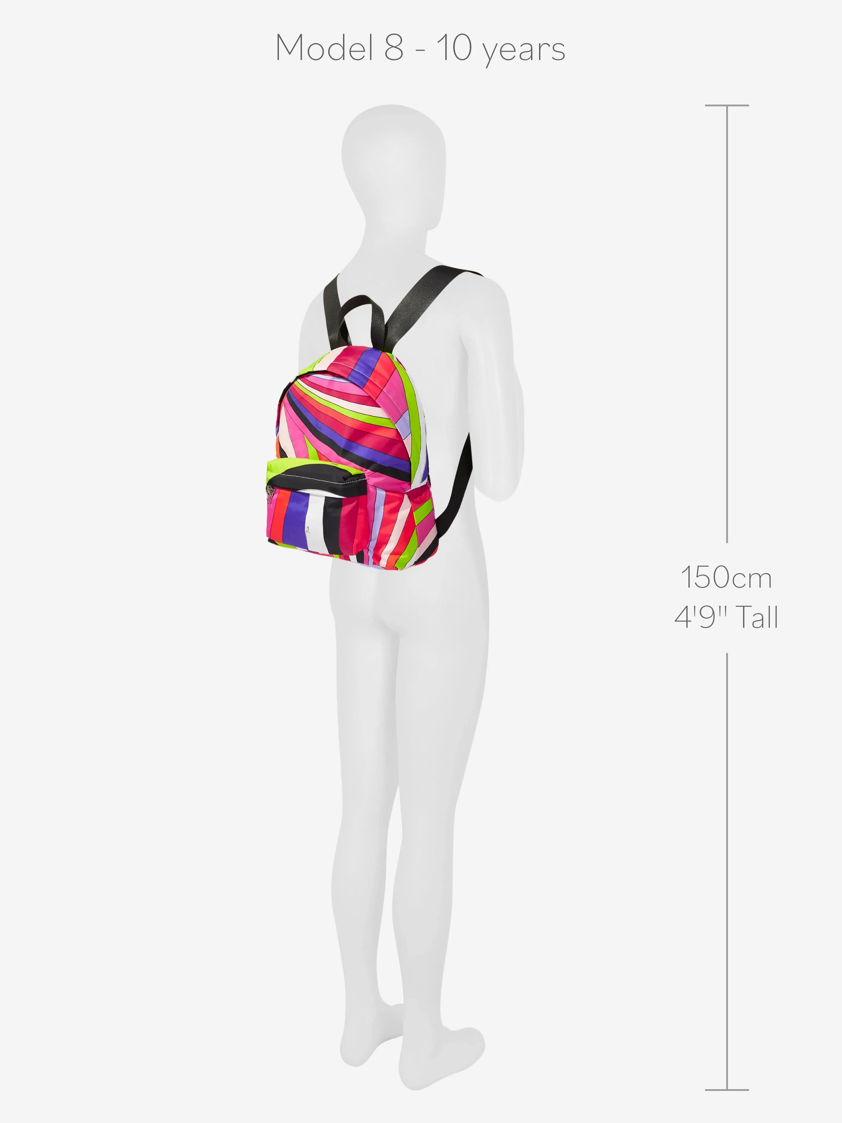 Pucci Girls Iride Print Backpack in Multicolour