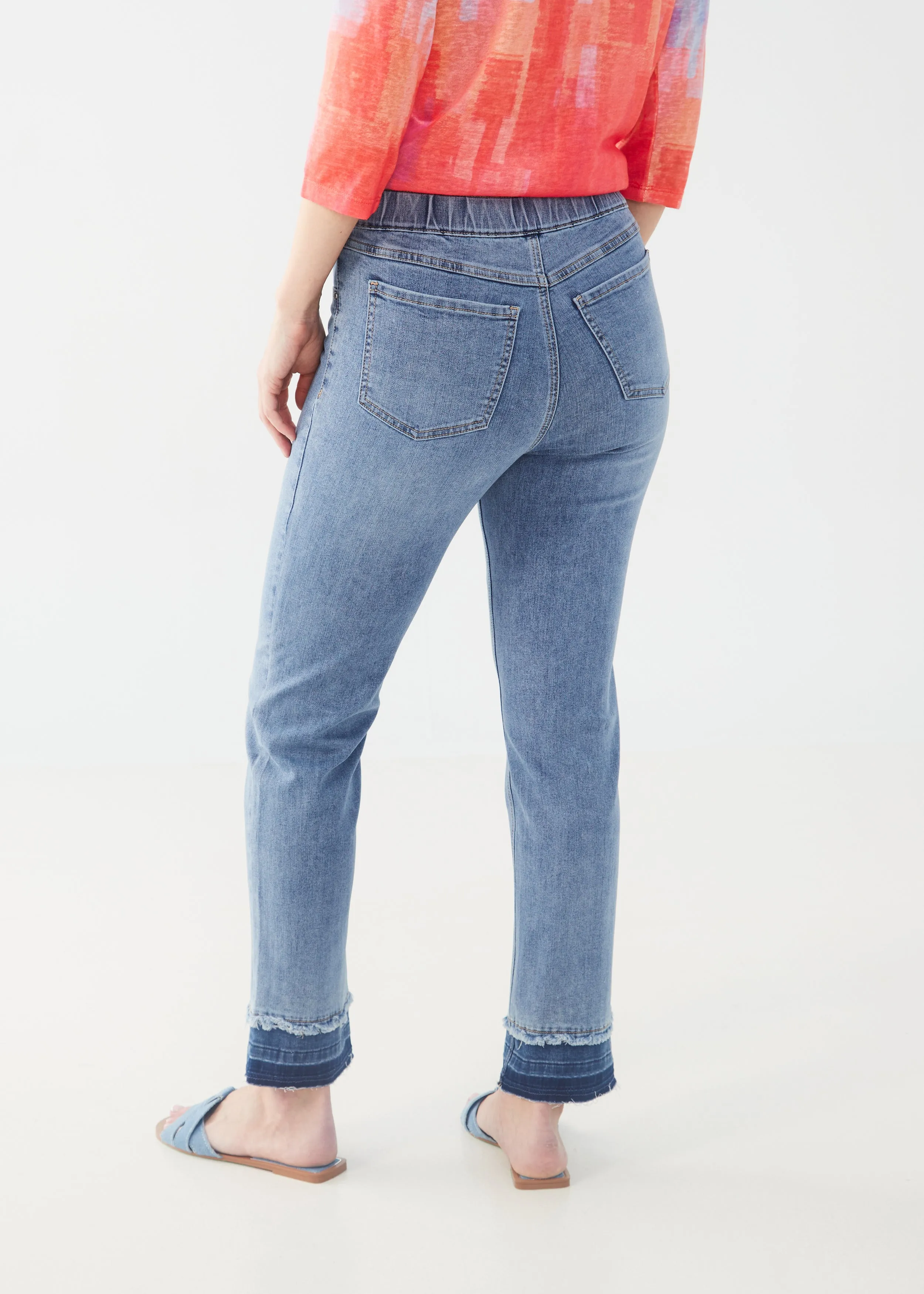 Pull-On Pencil Ankle Denim