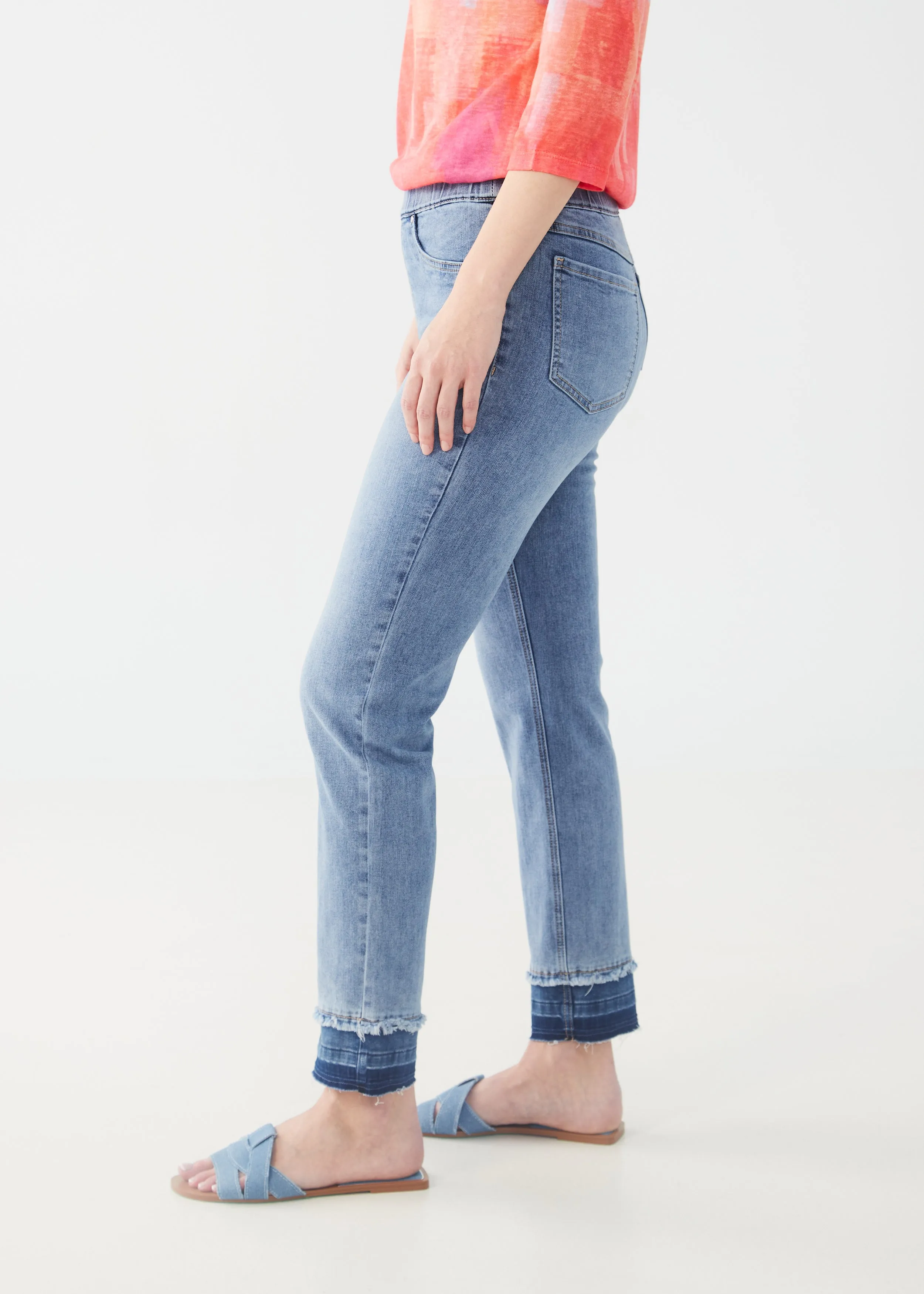 Pull-On Pencil Ankle Denim