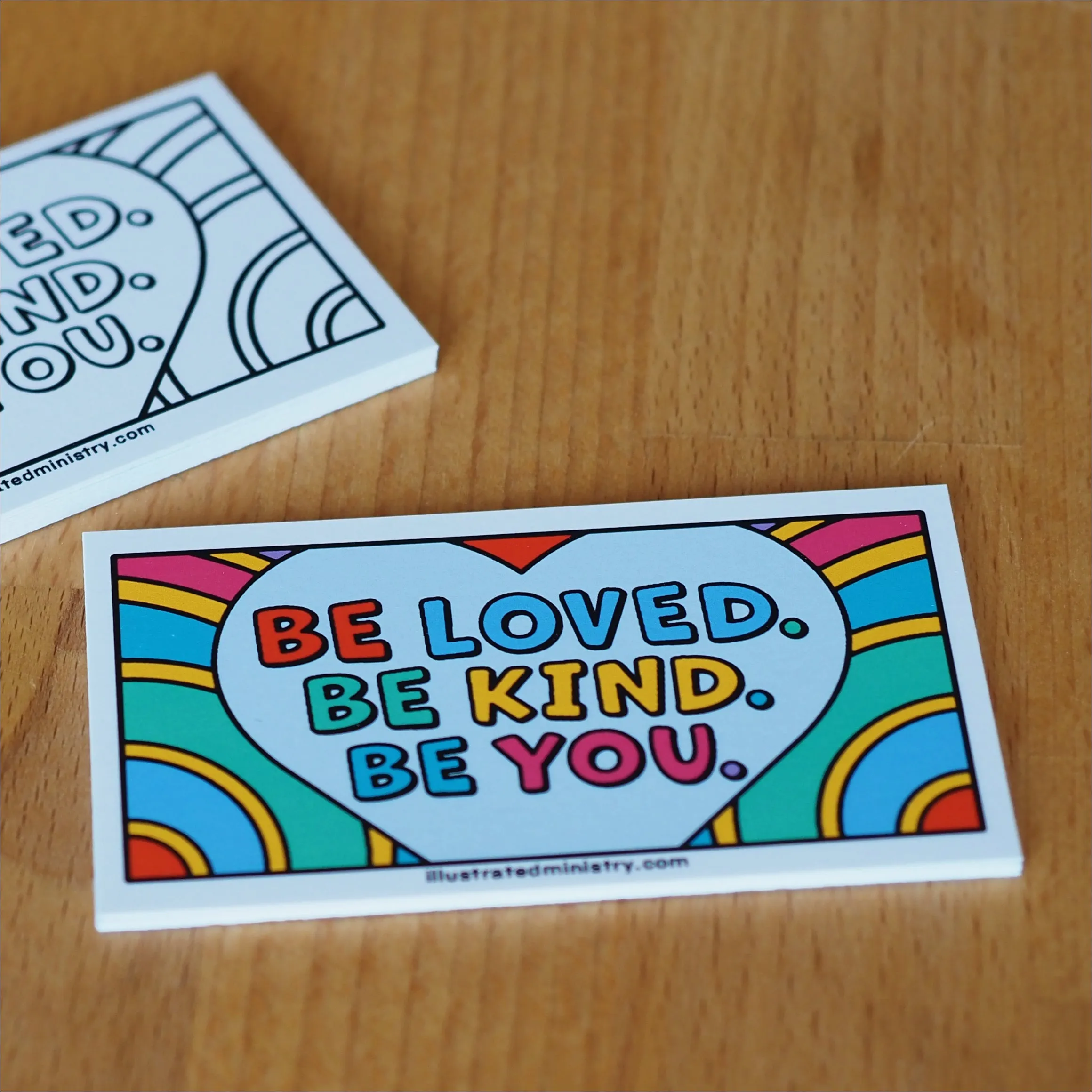 "Be Loved. Be Kind. Be You." Backpack Tags