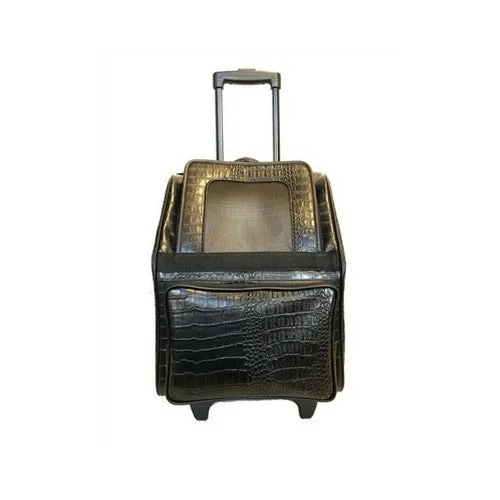 Rio Roller Bag — Black Croco