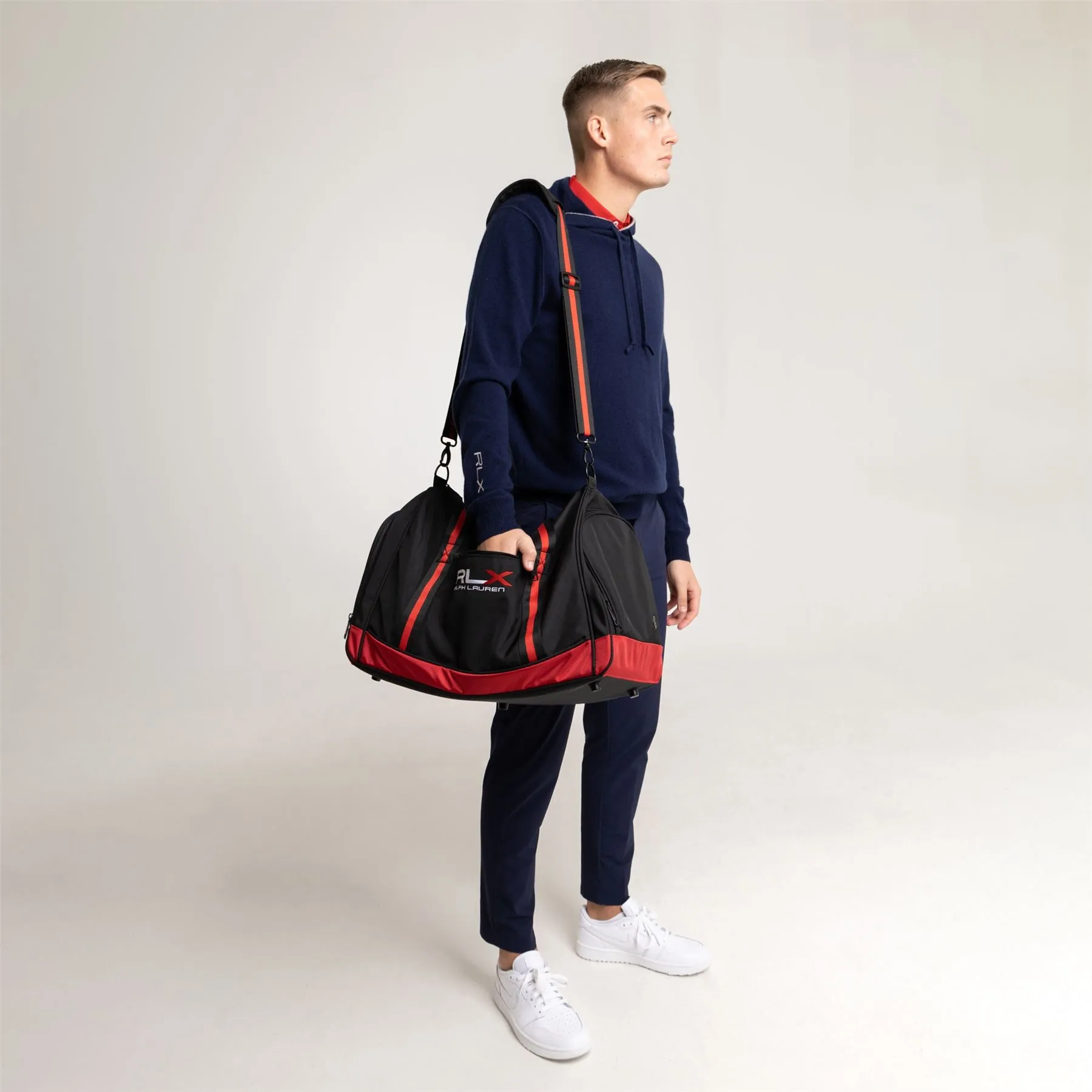 RLX Boston Duffle Bag Black/Red - SS24