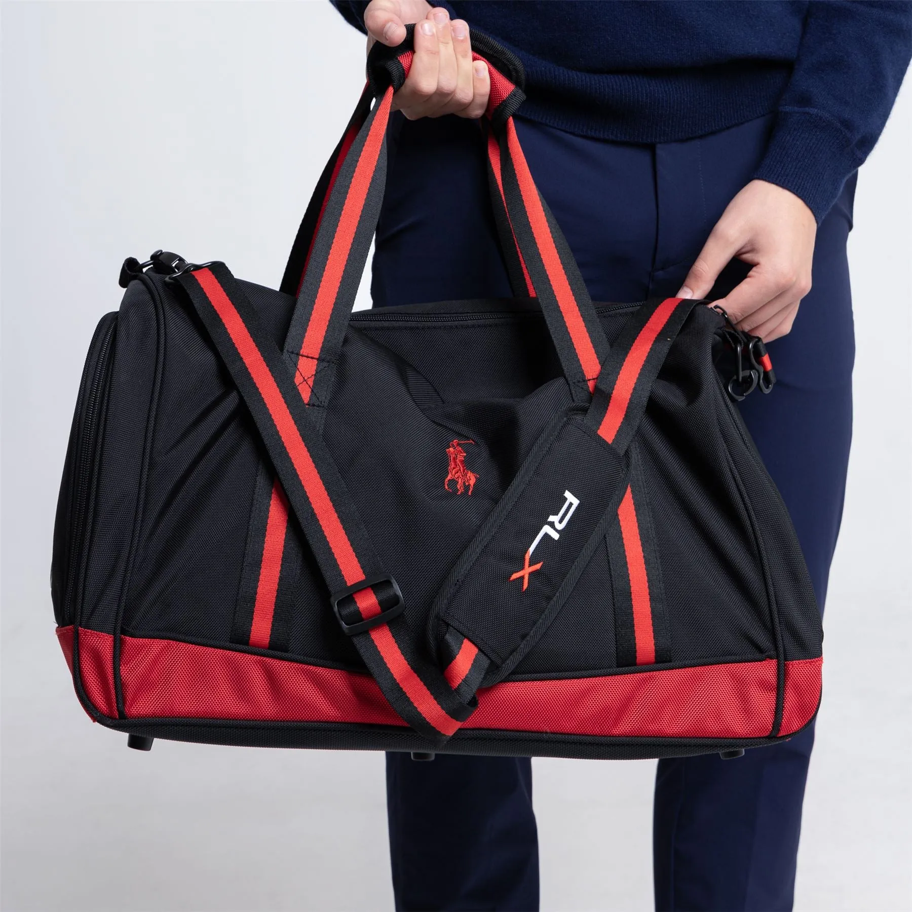 RLX Boston Duffle Bag Black/Red - SS24